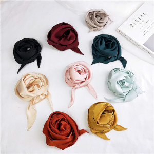 Magnifique Bandana Pour Femme En Polyester Uni h5 Image4