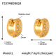F537-Boucles d'oreilles en zircon doré-L Image25