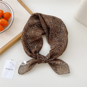 Bandana Pour Femme En Polyester À Pois Et Fleurs Chromatiques h5 