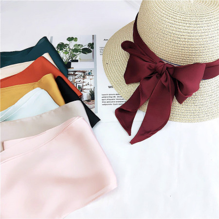 Magnifique bandana pour femme en polyester uni