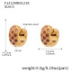 Boucles d'oreilles F1212 en zircon rose - Petites Image6