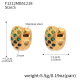 Boucles d'oreilles F1212 en zircon vert - Petites Image18