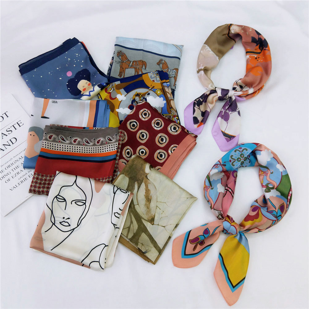 Bandana Pour Femme En Polyester À Motifs Quotidiens Image2