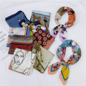 Bandana Pour Femme En Polyester À Motifs Quotidiens h5 Image2
