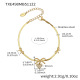 TXE498 - Bracelet doré 16+5 cm Image6