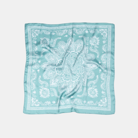 Écharpes d'été pour femmes, motif imprimé plante de cajou, imitation soie simple