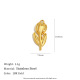 Pendentif tulipe - Or Image3