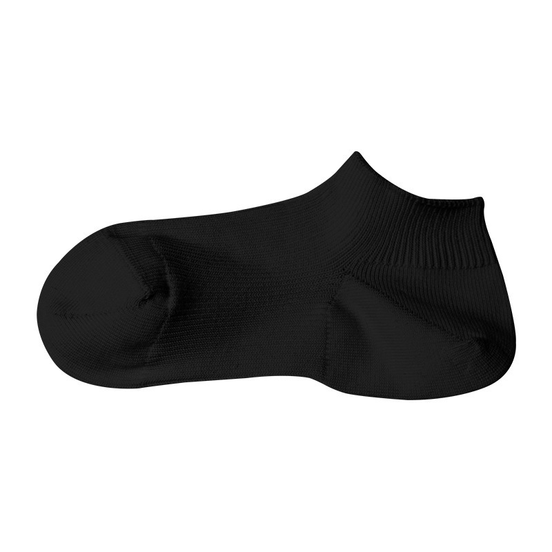 Chaussettes Basses Basiques En Coton Uni À Rebond Élevé 