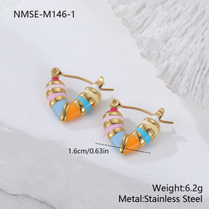 Boucles D'Oreilles Créoles Pour Femmes, En Acier Inoxydable Doré, Couleur Or, Imperméables Et Résistantes Au Ternissement, Motif Cœur. h5 