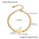Bracelet lettre dorée RE021-L Image10