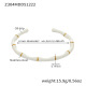 Bracelet Z304 - Or et blanc Image2