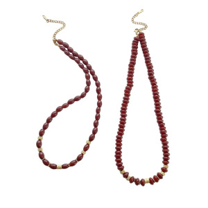 Collier De Perles Étanches En Verre Et Acier Inoxydable (1 Pièce) h5 Image6