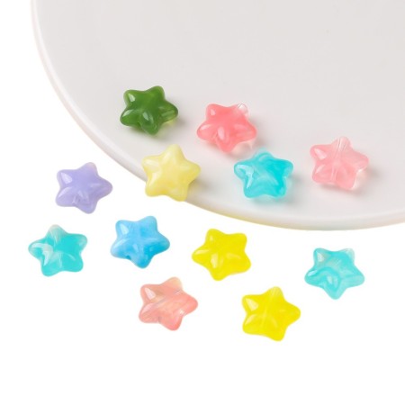 Perles acryliques étoiles à faire soi-même de la série Jelly 2