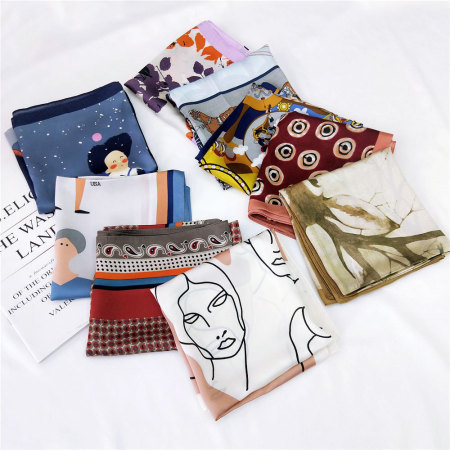 Bandana pour femme en polyester à motifs quotidiens