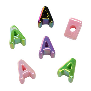 Perles Acryliques Uv Romantiques À Faire Soi-Même, Lettres, Bijoux En Perles Uv. h5 Image4