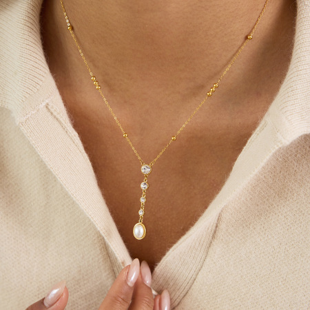 Colliers pendentifs pour femmes, élégants et ronds, en acier inoxydable, étanches et anti-ternissement, couleur or 2
