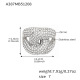 A387 - Bague en zircon couleur acier Image2