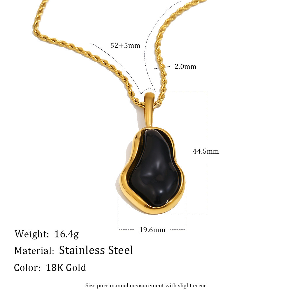 Collier Pendentif Femme Étanche En Acier Inoxydable, Collection Daily Lines, 1 Pièce h5Image2