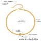 Collier en or TXP525-A, 38 cm + 8,5 cm 