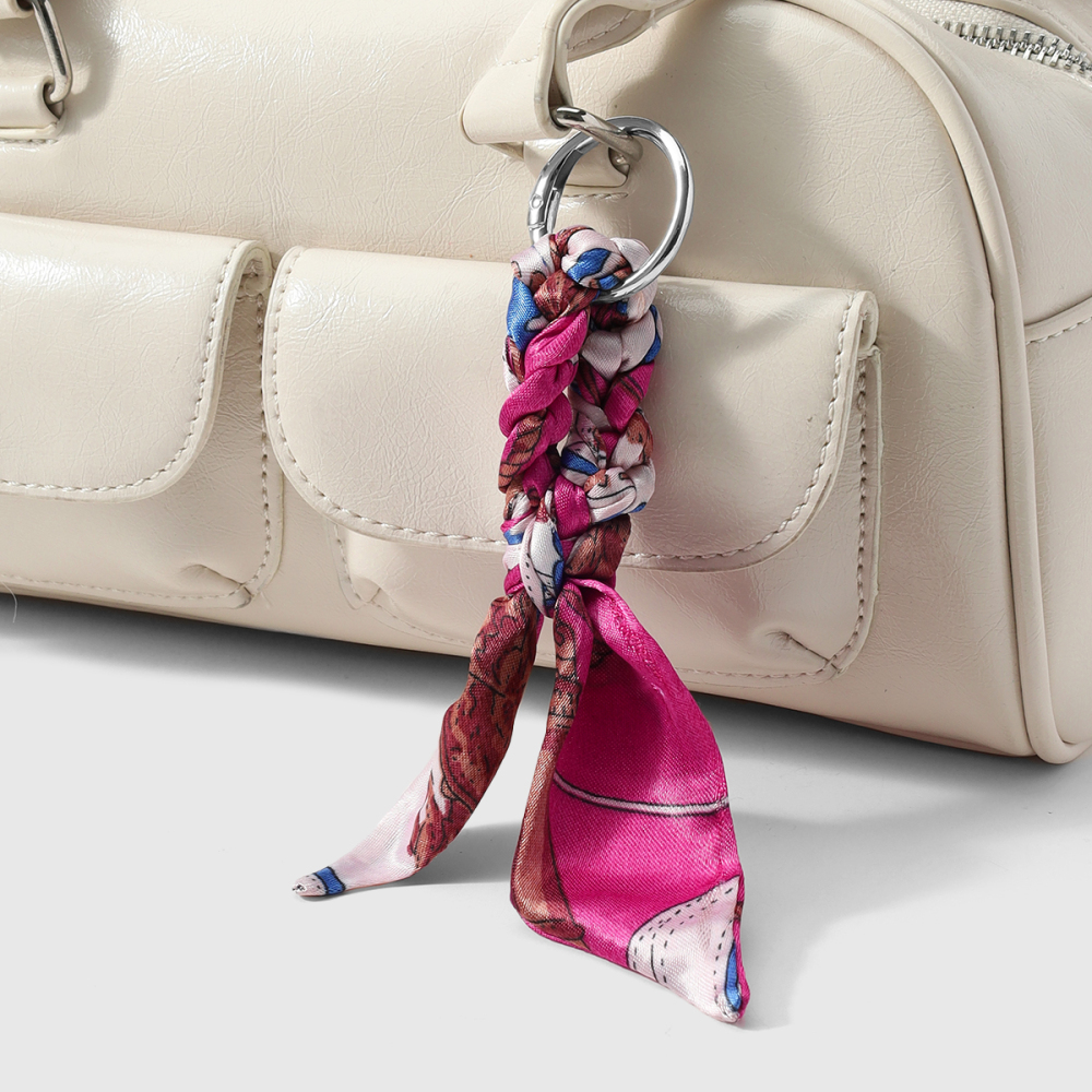 1 Breloque De Sac Femme En Polyester Multicolore, Style Décontracté. Image4