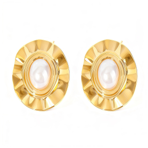 1 Paire De Boucles D'Oreilles Puces Élégantes Pour Femmes, En Acier Inoxydable Hypoallergénique, Imperméables Et Inaltérables. h5
