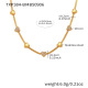 Collier cœur en or et zircon TXP384-B 41+5 cm Image7