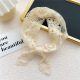 7 Bo beige bordé de chrysanthème Image7