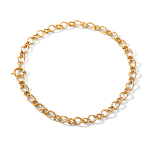 Colliers À Maillons Pour Femmes, Collection Simple Series Daily Chain, En Acier Inoxydable Étanche, Couleur Or h5 