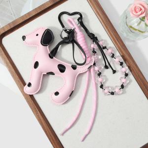 Perles Roses À Pois Pour Sac À Main En Cuir Pour Femme h5 Image5
