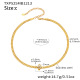 Collier en or TXP525-C, 38 cm + 8,5 cm Image5