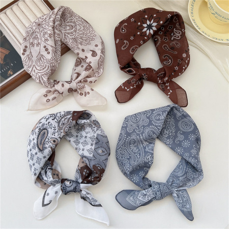 Bandana élégante pour femme en polyester à motif cachemire 2
