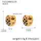 F1212 - Boucles d'oreilles en zircon coloré - Petites Image3