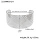 Z529 - Bracelet large couleur acier Image2