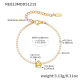 Bracelet doré RE023-A avec lettre, 16+5 cm Image27