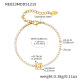Bracelet doré RE023-K avec lettre, 16+5 cm Image37