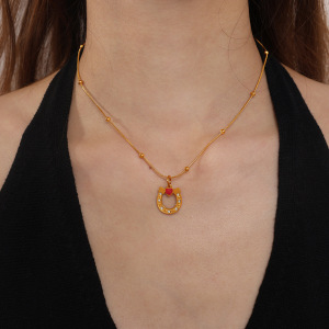 Pendentifs Pour Femmes En Acier Inoxydable Doré, Imperméables Et Anti-Ternissement, Ornés De Chaussures À Talons Hauts Personnalisables h5 Image4