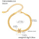 Bracelet doré TXE525-A 17,5 + 8 cm Image2