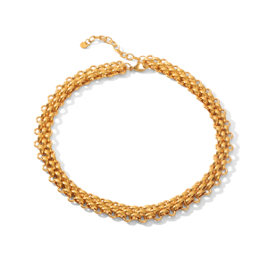 Colliers À Maillons Simples Pour Femmes, En Acier Inoxydable, Couleur Unie. h5 