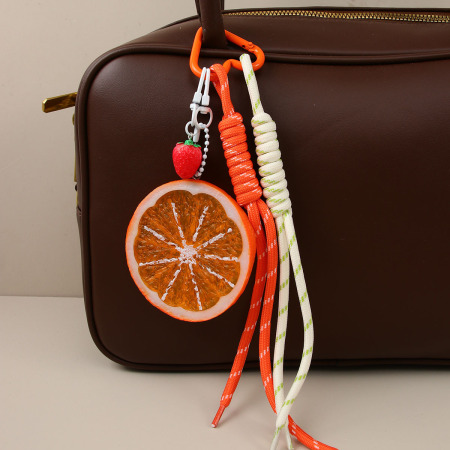 1 breloque pour sac femme en PVC, motif fruits sucrés, collection romantique 2