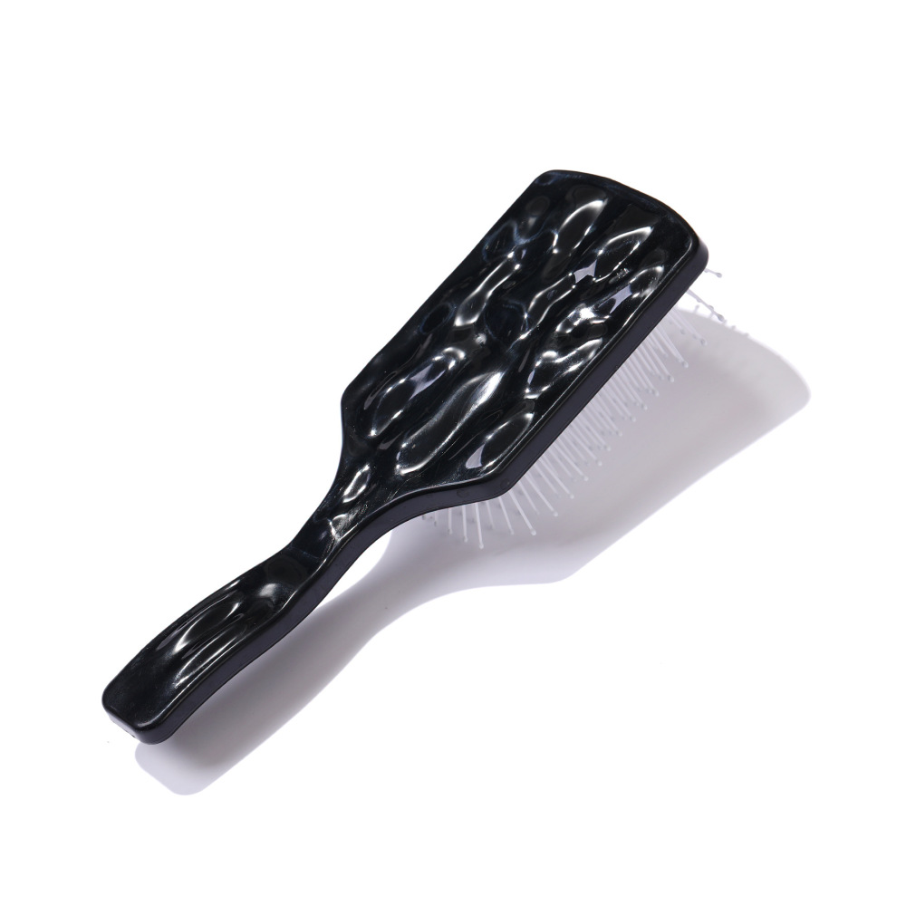 Brosse À Cheveux Metallochrome À Coussin D'Air, Peigne Pour Femmes 