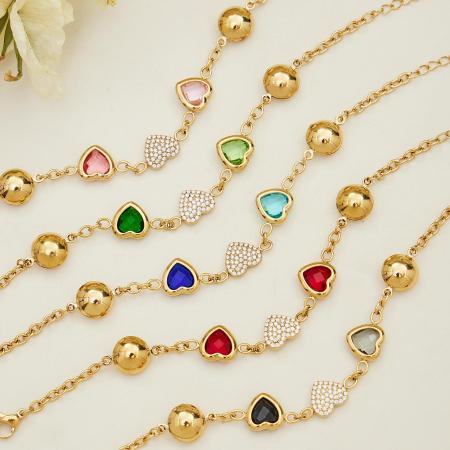 Collier pendentif femme en acier inoxydable, forme irrégulière classique, couleur or, acrylique, étanche (1 pièce)