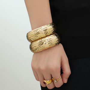 Bracelets Pour Femmes En Acier Inoxydable Doré, Étanches Et Anti-Ternissement h5 Image3