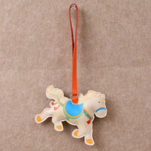 Porte-Clés Miniatures En Polyuréthane Pour Femme, Motif Poney, De La Série Simple h5 Image3