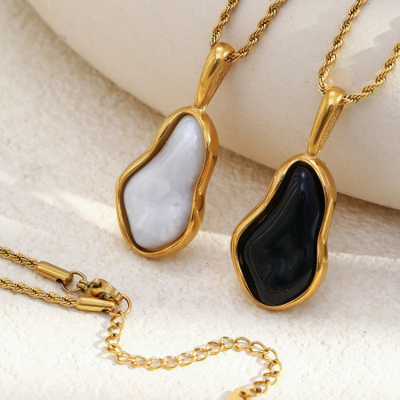 Collier pendentif femme étanche en acier inoxydable, collection Daily Lines, 1 pièce 2