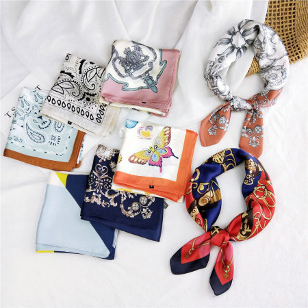 Bandana pour femme en polyester à motif cachemire opulent