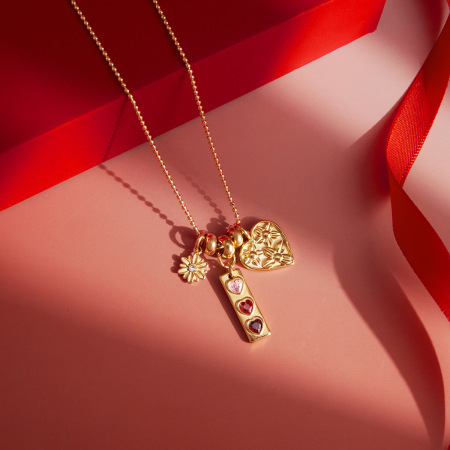 Collier pendentif femme en forme de cœur de marguerite, en acier inoxydable, imperméable et anti-ternissement, couleur or.