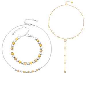 Colliers Pendentifs Pour Femmes En Acier Inoxydable, Couleur Or Et Argent, Avec Pendentif Cœur Simple, Étanche Et Anti-Ternissement h5 Image5