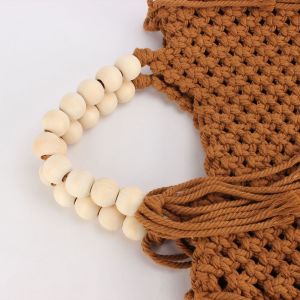 Sacs De Plage Délicats En Coton Tissé Pour Femmes h5 Image3