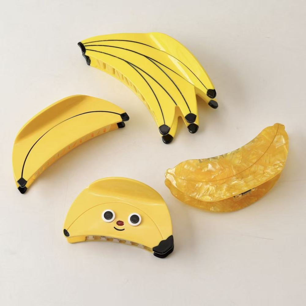 Pinces À Cheveux Pour Femmes En Acétate, Motif Fruits Mignons, Collection Romantique Image2