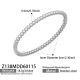 Z138 - Bracelet couleur acier 